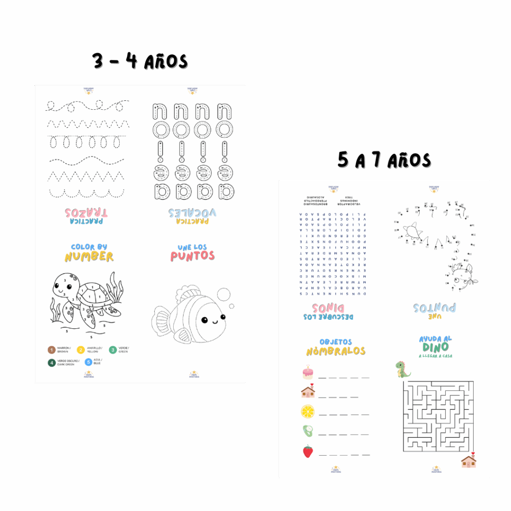 mini libro de actividades