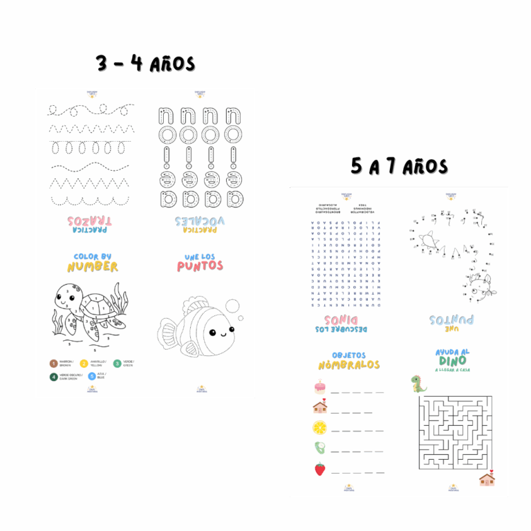 mini libro de actividades